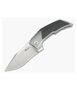 Reate Knives T3000 Tashi Bharucha Clip Point M390 Carbon Fiber Frame Lock Flipper - RK-T3000CF 1