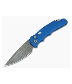 Protech Tactical Response TR-5 Exclusive Acid Washed S35VN Automatic T501-AW-BLUE - PT-T501-AW-BLUE 1