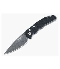 Protech TR-5 Damascus Auto Feathered Handle T530-DC-002 - PT-T530-DC-002 1
