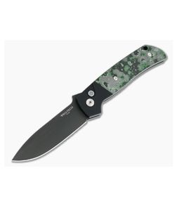 Protech X Terzuola ATCF Automatic USN GXIII Prototype DLC Magnacut Green Fat Carbon Fiber Folder - PT-TERZUOLA-GXIII 1