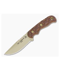 TOPS Tex Creek 69 Tan Blade Leather Sheath - TP-TEX69 1