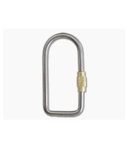Flytanium Flat Oval Titanium Keyring - FT-FLY642 1