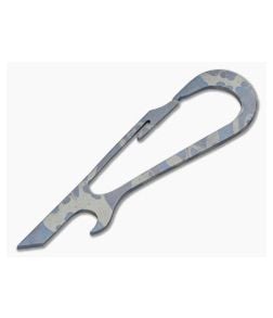 SK Knives Large DeCAPitator Blue/Grey Titanium Bottle Opener - CU-TIDCP26 1
