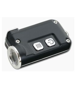 NiteCore TINI Black Aluminum 380 Lumen Micro-USB Rechargeable Keychain Flashlight - NC-TINI-BK 1