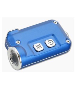 NiteCore TINI Blue Aluminum 380 Lumen Micro-USB Rechargeable Keychain Flashlight - NC-TINI-BL 1
