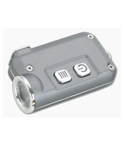 NiteCore TINI Grey Aluminum 380 Lumen Micro-USB Rechargeable Keychain Flashlight - NC-TINI-G 1