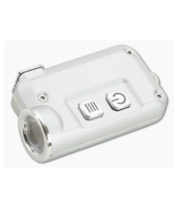 NiteCore TINI Silver Aluminum 380 Lumen Micro-USB Rechargeable Keychain Flashlight - NC-TINI-S 1