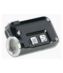 NiteCore TINI SS Jet Black PVD Stainless Steel 380 Lumen Micro-USB Rechargeable Keychain Flashlight - NC-TINI-SS-BLACK 1