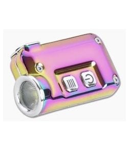 NiteCore TINI SS Tropical PVD Stainless Steel 380 Lumen Micro-USB Rechargeable Keychain Flashlight - NC-TINI-SS-TROPICAL 1