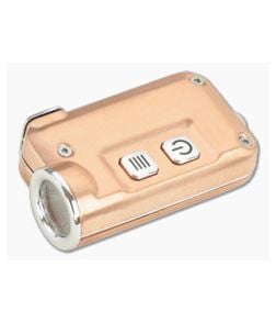 NiteCore TINI CU Copper 380 Lumen Micro-USB Rechargeable Keychain Flashlight - NC-TINI-CU 1