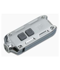 NiteCore TIP Stainless Steel Glacier 360 Lumen Micro-USB Rechargeable Keychain Flashlight - NC-TIPSSG 1