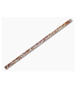 Steven Kelly Titanium Drinking Straw Long Bronze Splatter - CU-TISTRAW44 1