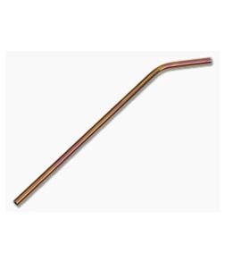 Steven Kelly Titanium Drinking Straw Bent Bronze - CU-TISTRAW53 1