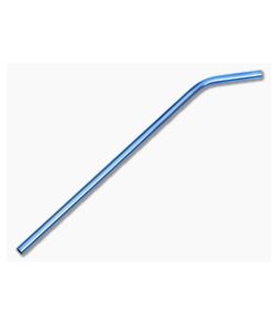 Steven Kelly Titanium Drinking Straw Bent Blue - CU-TISTRAW55 1