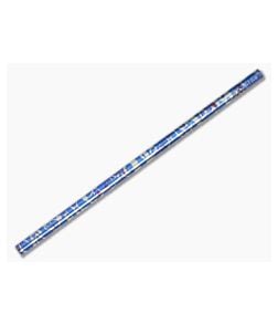 Steve Kelly Titanium Drinking Straw Blue & Red Splatter - CU-TISTRAW59 1