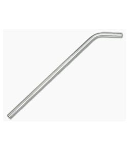 Steven Kelly Titanium Drinking Straw Bent Raw Titanium - CU-TISTRAW60 1