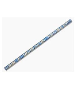 Steven Kelly 10" Titanium Drinking Straw Blue CamoAno - CU-TISTRAW74 1