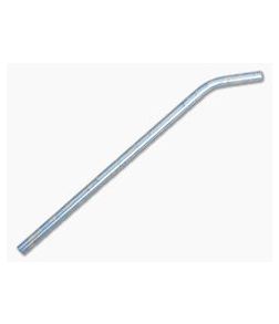 Steve Kelly Titanium Drinking Straw Bent Light Blue Titanium - CU-TISTRAW78 1