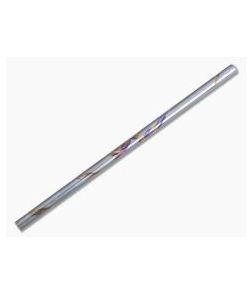 Steve Kelly Titanium Straight Magnum Drinking Straw Purple Splatter Titanium - CU-TISTRAW82 1