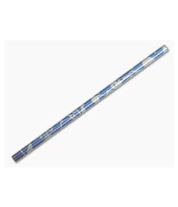 Steve Kelly Titanium Straight Magnum Drinking Straw Blue Swirl Titanium - CU-TISTRAW85 1