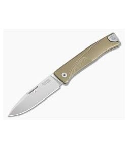 LionSteel Thrill Integral Bronze Titanium Slip Joint H.WAYL Hidden Clip M390 TL-BR - LS-TL-BR 1