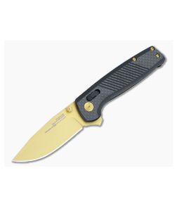 SOG Terminus XR LTE Gold S35VN Carbon Fiber XR Lock Flipper TM1033-BX - SOG-TM1033-BX 1