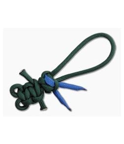Backcountry Braids "Ninja Turtle" HG Paracord Lanyard - Leonardo - Blue - BCB-TMNT-BLUE-HG 1