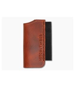 Hitch & Timber Torch Slip and Pen Holder English Tan Leather - HT-TORCH-SLIP-ET 1