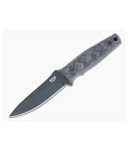 MKM Terzuola TPF Defense Magnacut Fixed Knife Red Dark Matter Carbon Fiber TPFD-CFDRD - MKM-TPFD-CFDRD 1