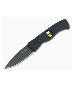 Protech Tactical Response TR-2 Limited Gold Shaw Skull Inlay Automatic TR-2.66 - PT-TR-2.66 1