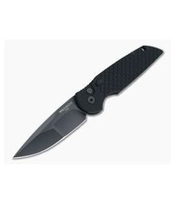 Protech Tactical Response 3 Limited Compound Mirror DLC Black Fish Scale Push Button Automatic TR-3X1-M-DLC - PT-TR-3X1-M-DLC 1
