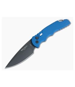 Protech Tactical Response 4 Black DLC 154cm Blue Aluminum Automatic TR-4.3 - PT-TR-4.3-BLUE 1