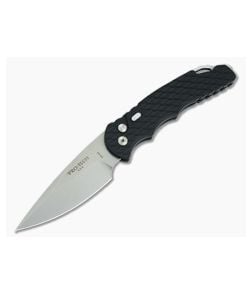 Protech Tactical Response 4 Black Feather Texture Stonewashed 154cm Automatic TR-4.F5 - PT-TR-4.F5 1