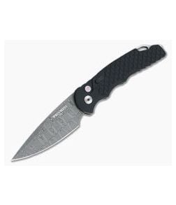 Protech Tactical Response TR-5 Devin Thomas Stainless Damascus #38 Black Fish Scale Automatic TR-5-DT2020-38 - PT-TR-5-DT2020-38 1