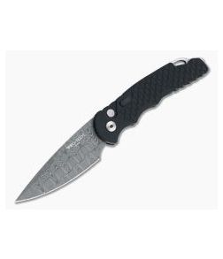 Protech Tactical Response TR-5 Devin Thomas Stainless Damascus #42 Black Fish Scale Automatic TR-5-DT2020-42 - PT-TR-5-DT2020-42 1
