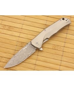 LionSteel TRE Gray Titanium & Thor Damasteel - LS-TRE-DT-GY 1