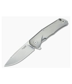 LionSteel T.R.E. Three Rapid Exchange Grey Titanium Frame Lock - LS-TRE-GY 1