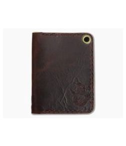 Hitch & Timber Trucker's Hitch Cherry Harvest Leather Fold-Over EDC Utility Wallet - HT-TRUCKERSHITCH-CHV 1