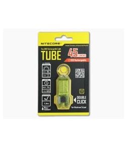 NiteCore Tube USB Rechargebale Keychain Light Green - NC-TUBE-GREEN 1