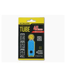 NiteCore Tube USB Rechargebale Keychain Light Azure Blue - NC-TUBEA 1