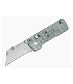 OKNIFE U1 Green Micarta Utility Knife - OK-U1-GM 1
