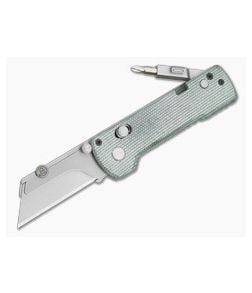 OKNIFE U1 Pro Green Micarta Utility Knife - OK-U1-PRO-GM 1