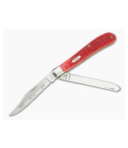 Case 1-Dot 1989 Centennial Slimeline Trapper Red Bone - Mint - CA-V276 1