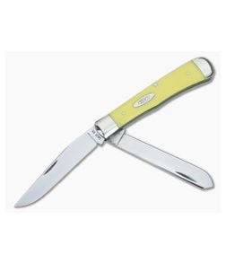 Case XX U.S.A. 2 Dot (1978) Yellow Composition Trapper- Excellent - CA-V327 1