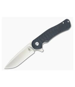 Kizer Cutlery Dukes Black G10 Flipper Satin V3466A1 - KC-V3466A1 1