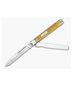 W.R. Case and Sons Brown Bone Doctor Knife BR62085SP - Mint - CA-V355 1