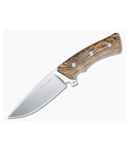 Viper Gianghi Fixed Blade Bocote Wood Handle Satin N690 Drop Point V4880BC - VK-V4880BC 1