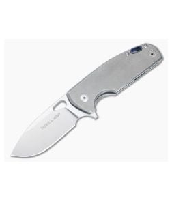 Viper Kyomi Frame Lock Flipper Titanium Handle Blue Accents Satin 20CV Drop Point V5933TI - VK-V5933TI 1