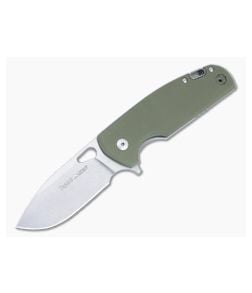 Viper Kyomi Titanium Frame Lock Flipper Green G10 Stonewashed 20CV Drop Point V5935GG - VK-V5935GG 1