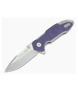 Viper Storm Stonewashed M390 Purple G10 Flipper Hinderer M.B.S. V5956GP - VK-V5956GP 1
